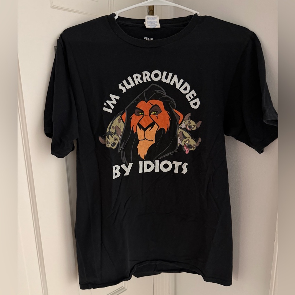 Disney Animal Kingdom Black Tee Shirt